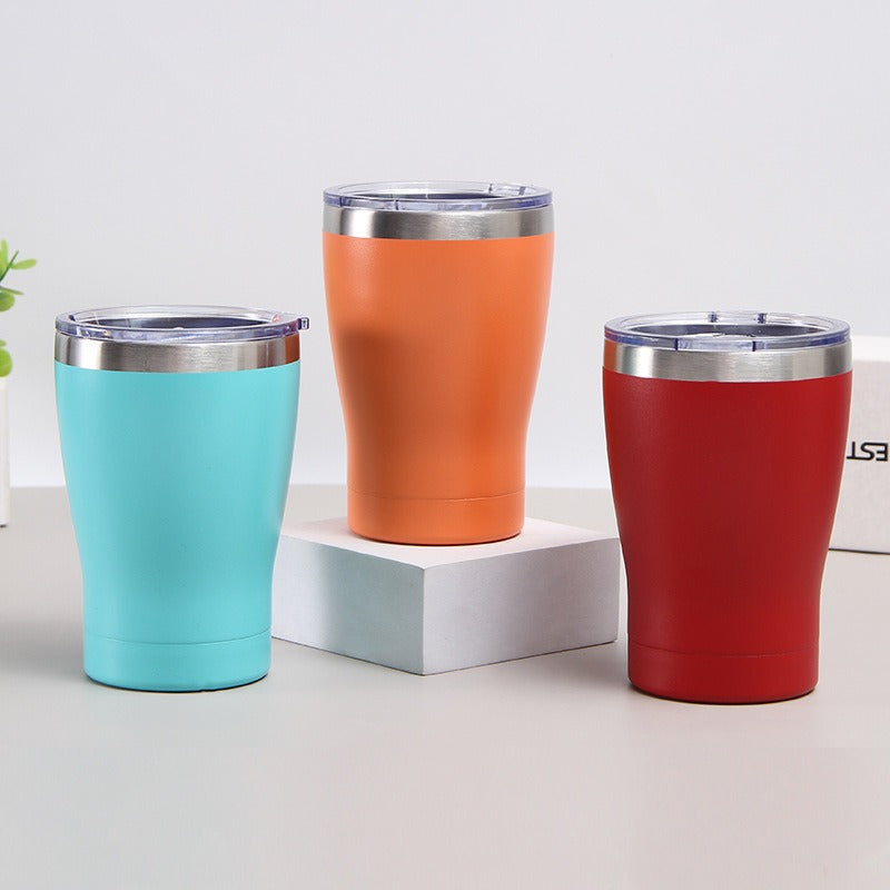 Wholesale 12oz Double-walled Stainless Steel Insulated Straw Tumbler
